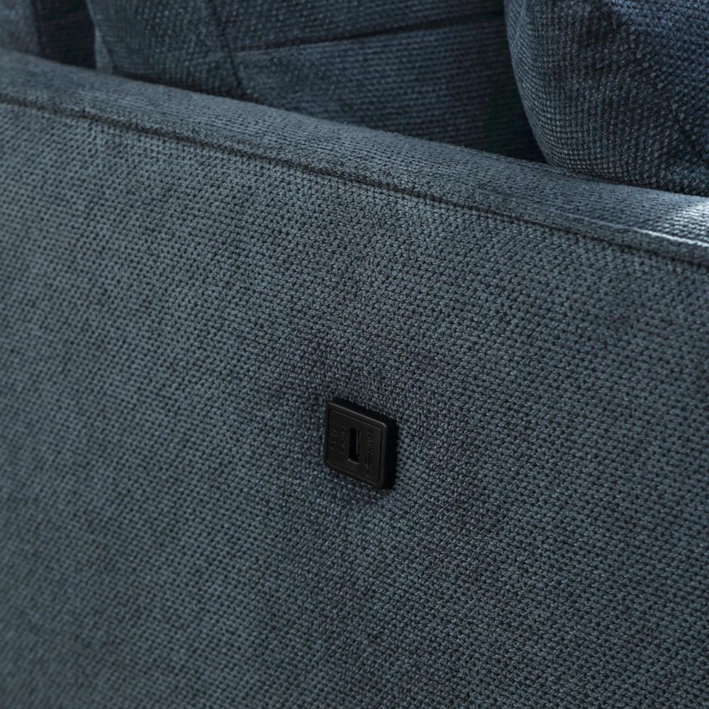 Easy Assembly sofa 3 seater With Waterproof Fabric USB Charge port Furniture