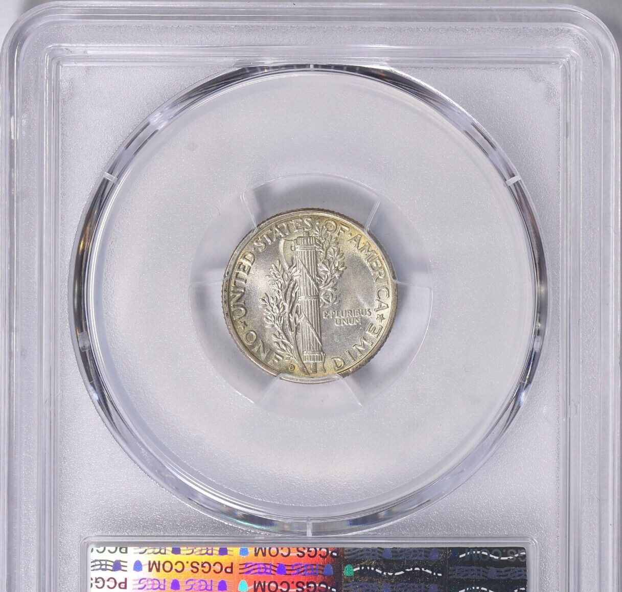 1943 - DENVER MERCURY DIME - MS 62 FULL BANDS