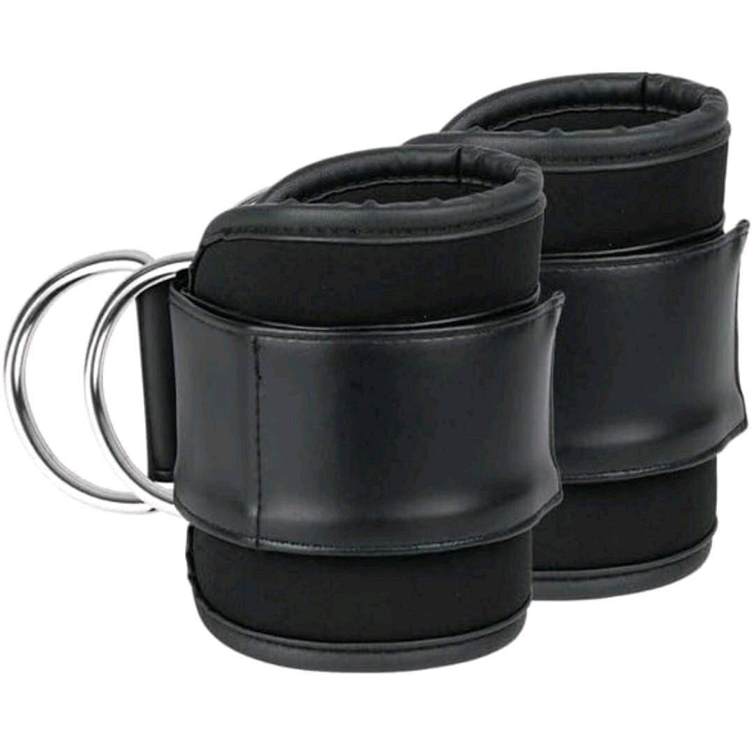 Adjustable Ankle Straps Kickback Attachment Pulley for Cable Machine (1 Pair)