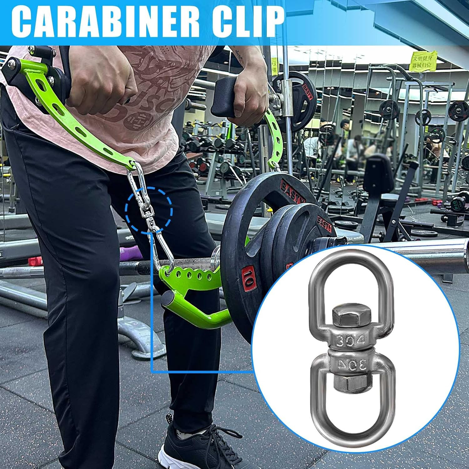 LAT Pulldown Attachments for Cable Pulley System Machine, T-bar Row Landmine ...