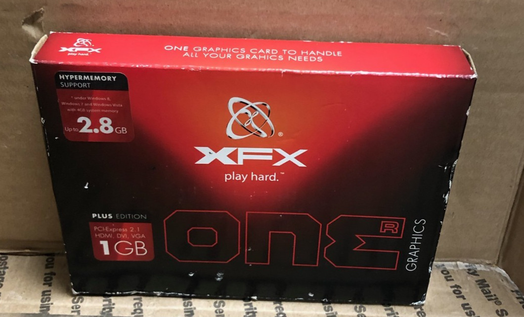 NEW! XFX HD 5450 1GB DDR3 PCIe Video Graphics Card ON-XFX1-PL ON-XFX1-PLS2