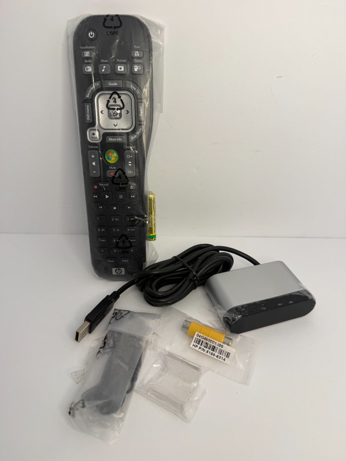 HP Media Center IR Remote & Receiver HP 5070-2584 5070-2583 Model TSGI-IR01 NEW