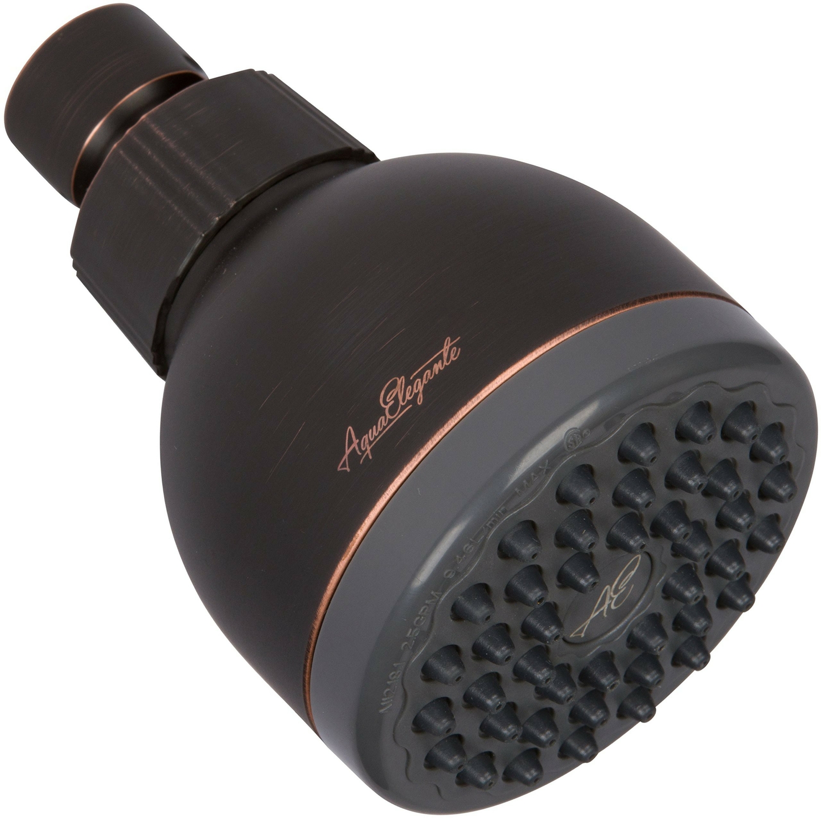 3 Inch High Pressure Shower Head (Aqua Elegante) - Oil-Rubbed Bronze - 2.5 GPM