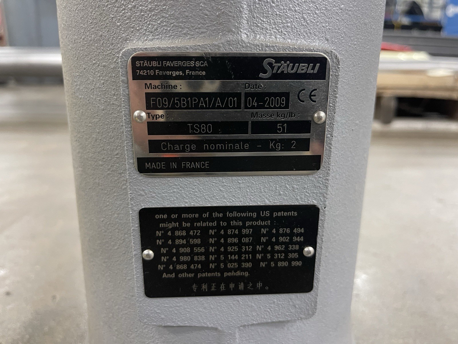Staubli TS80 Robot Arm with CS8C-TS80 Robot Controller