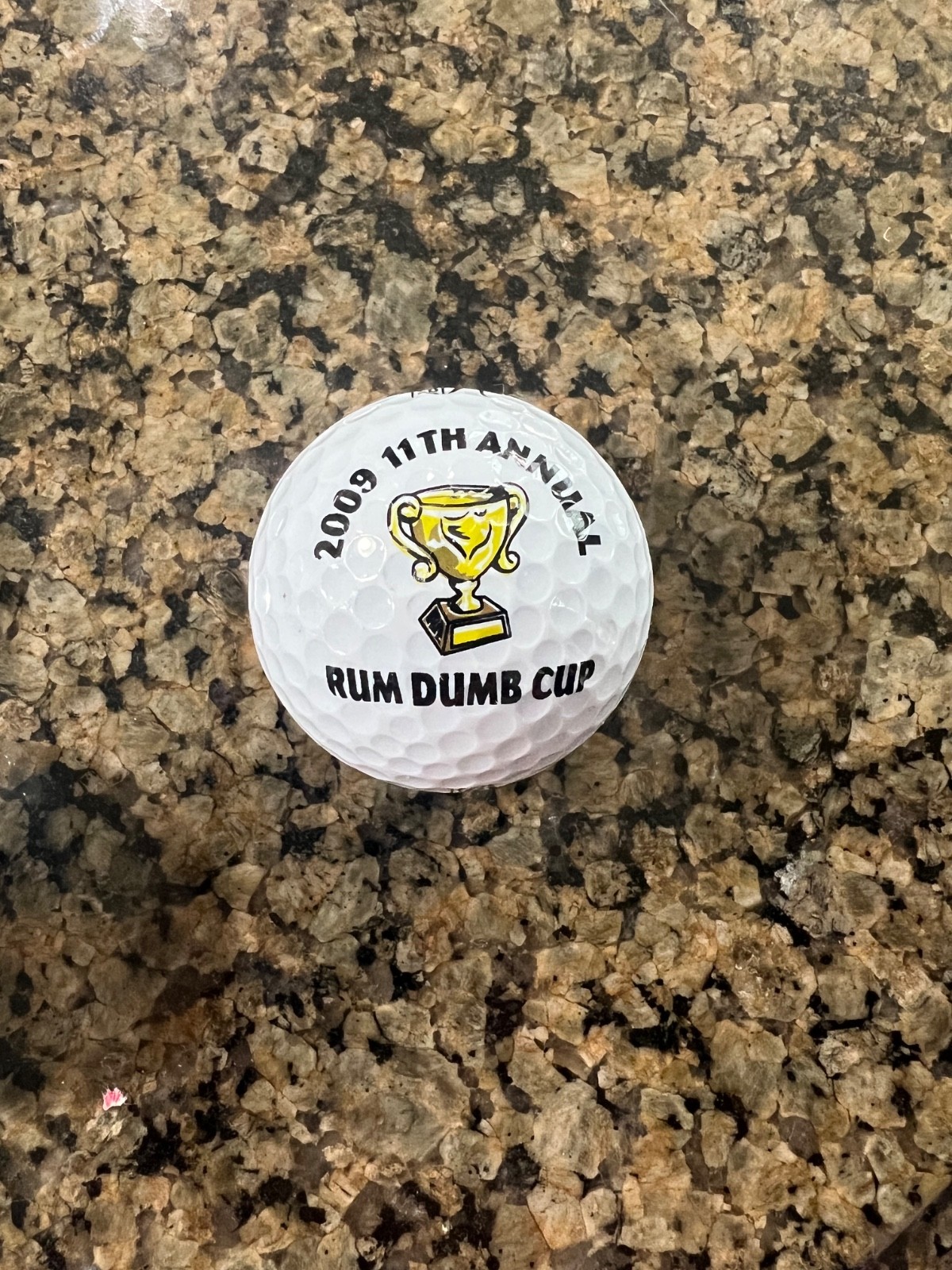 LOGO GOLF-ORIGINAL 2009 11TH ANNUAL RUM DUMB CUP‼️