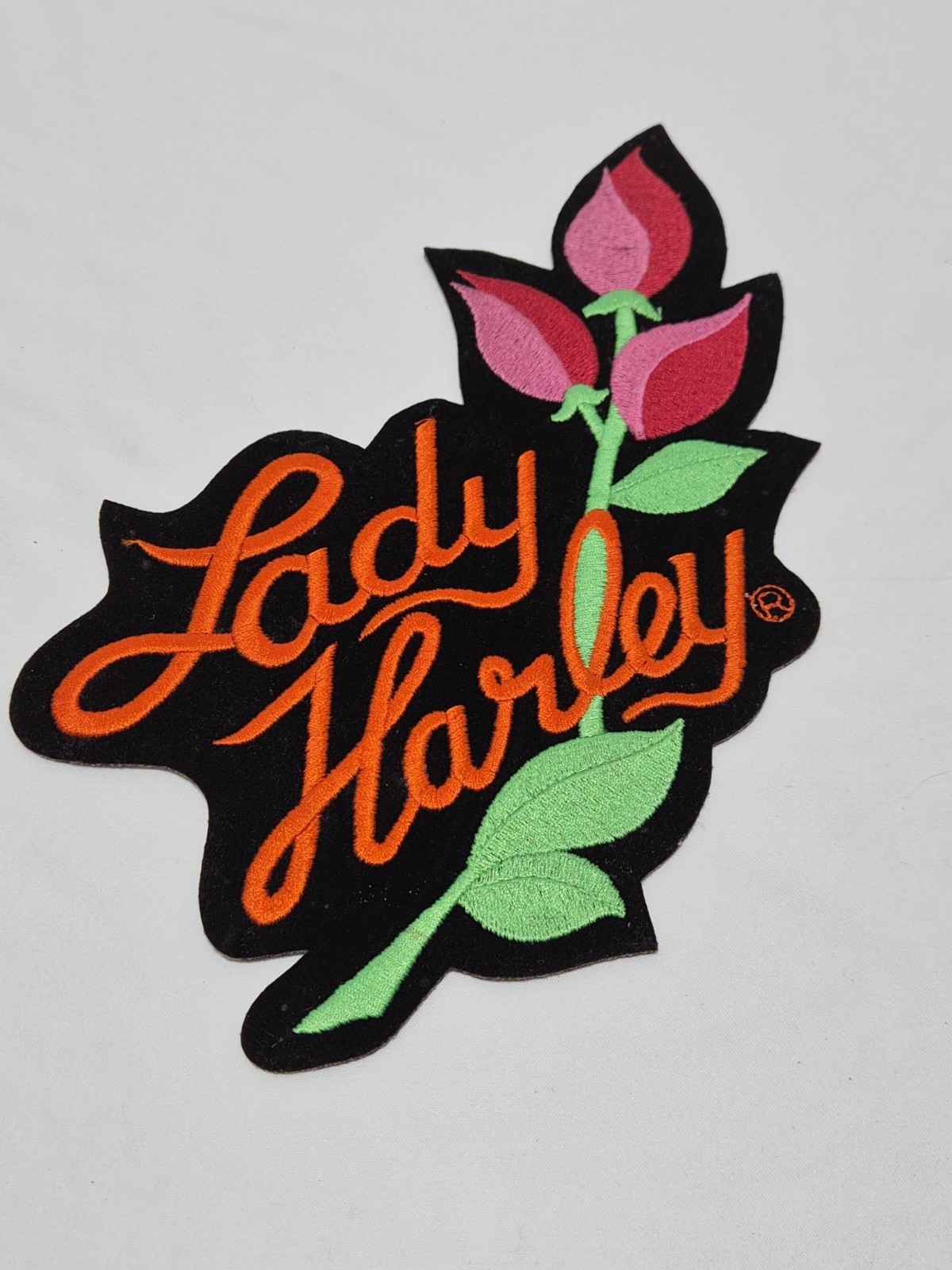 New Harley Davidson Red Roses Patch/Emblem Lady Harley 2006