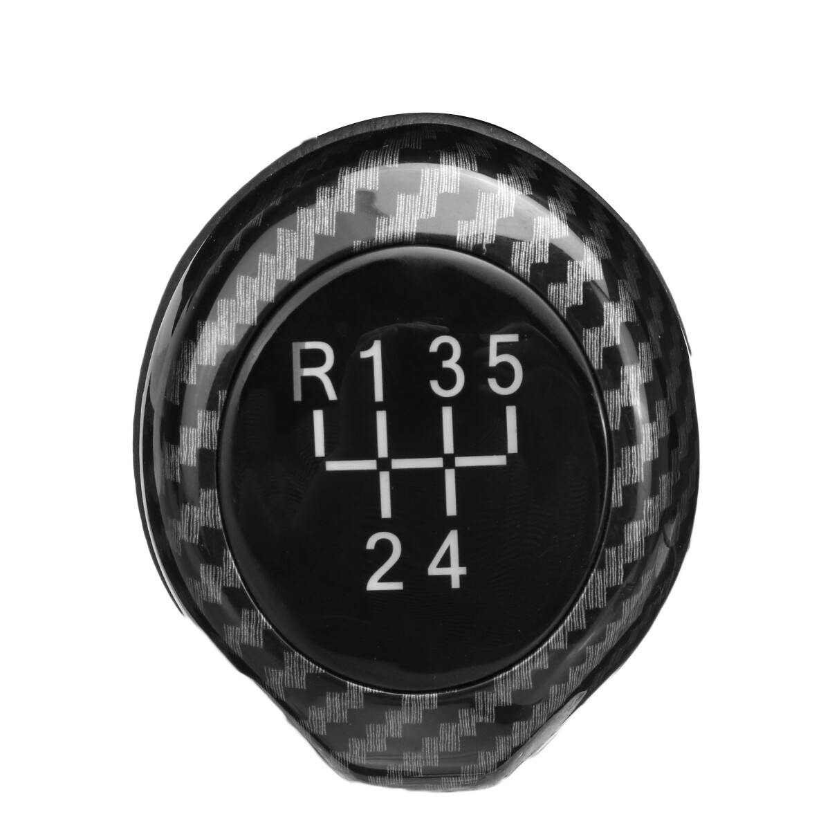 5 gear shift button shift lever PU leather carben look for BMW E46 E90 E91 X1