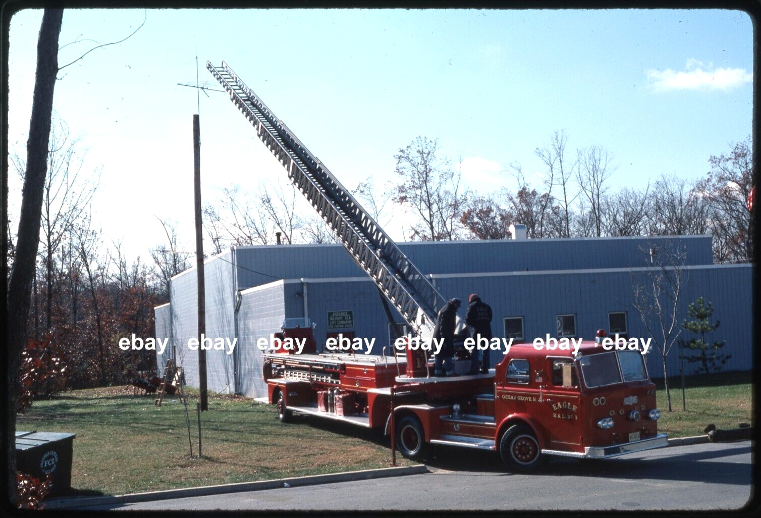 Ocean Grove NJ 1964 Pirsch 100' TDA Fire Apparatus Slide