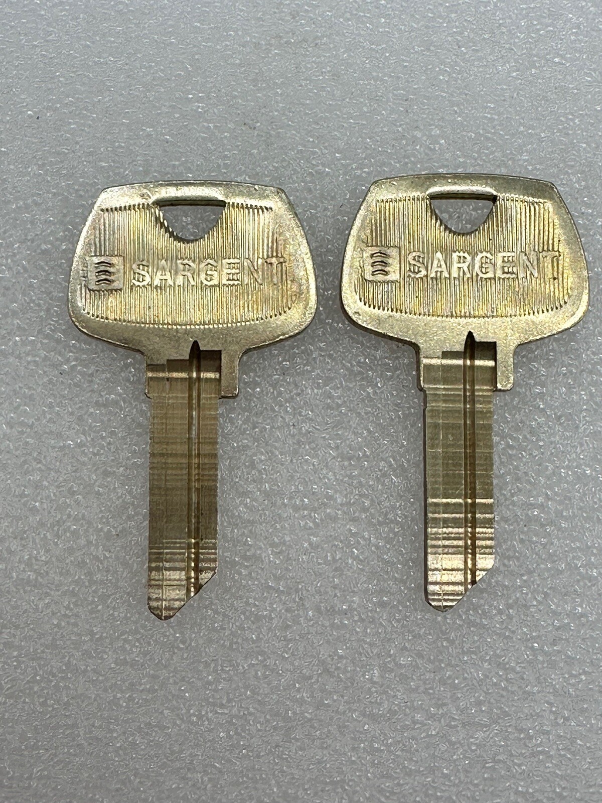 Vintage Sargent CC Original Key Blanks- Lot of 2