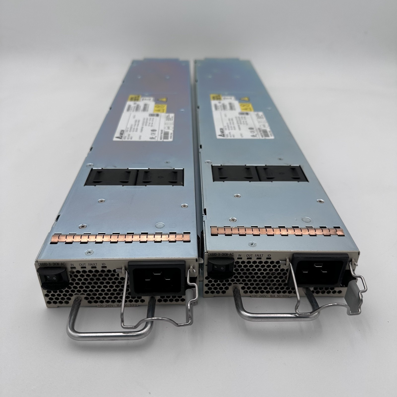 LOT OF 2 CISCO Delta AVUS AC C6880-X-3KW-AC 341-0568-01 1451W AC POWER SUPPLY
