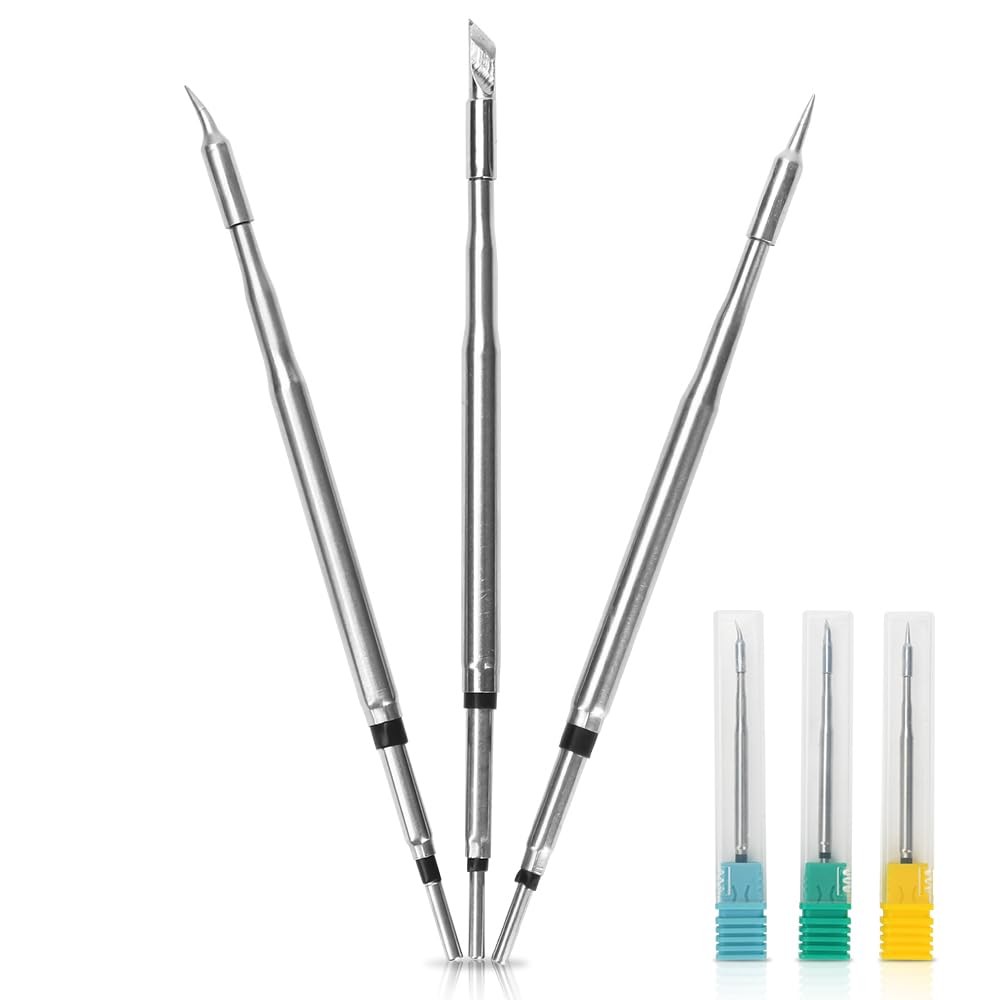 C210 Soldering Iron Tips,3-type Welding Head Tip C210 SK/ST/I Replacement Sol...