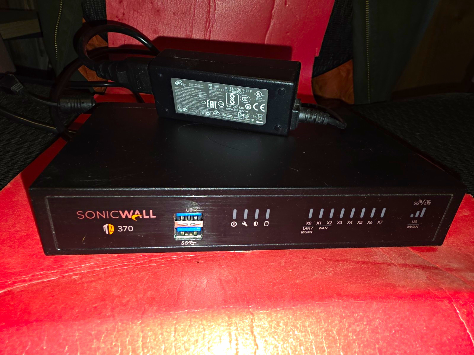 SonicWALL TZ 370 Firewall VPN Network Security Appliance Tested/Transferable