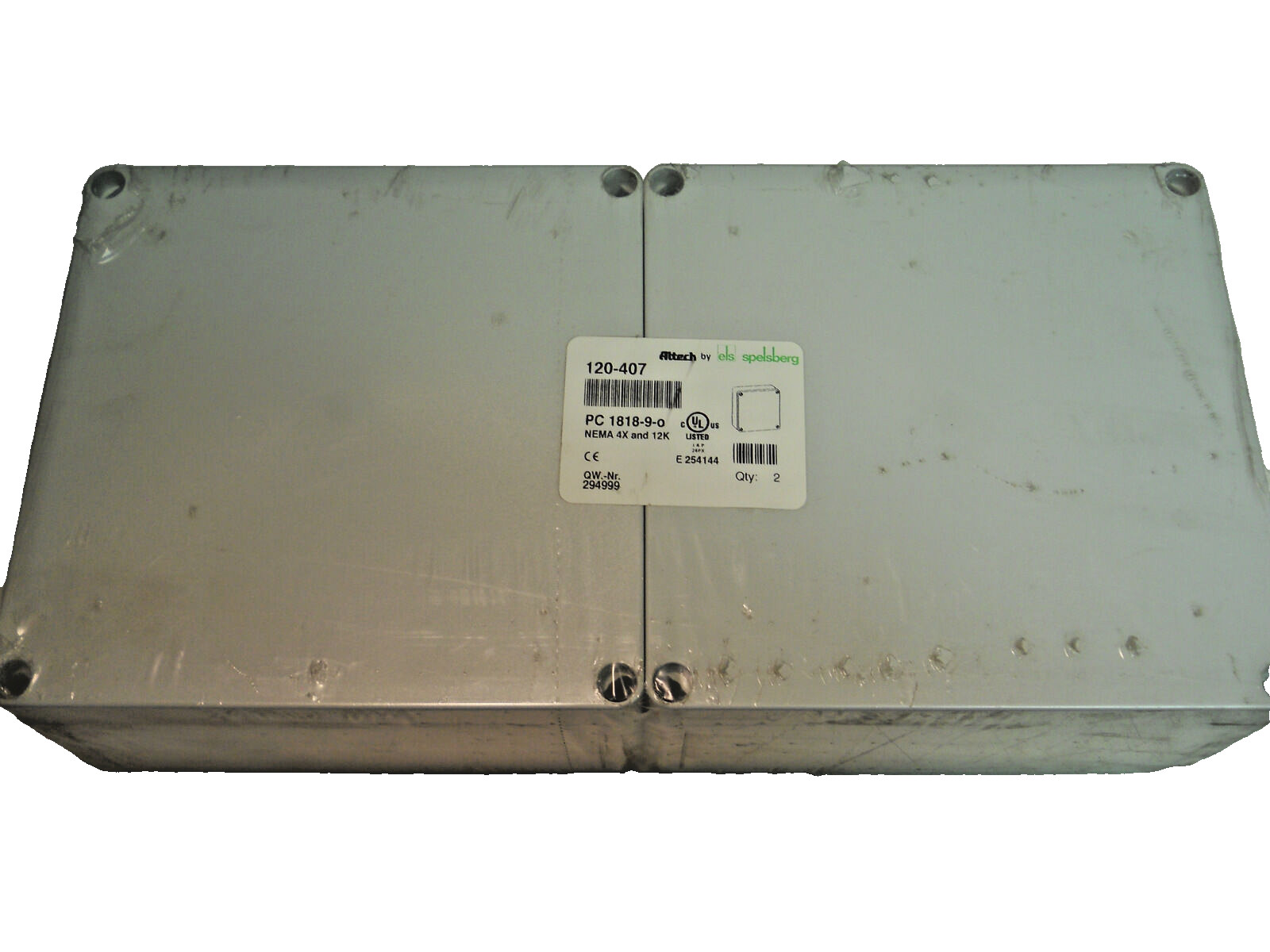 (2) New Altech TK Series Industrial Enclosures, 7.17" x 7.09" x 3.54", 120-407