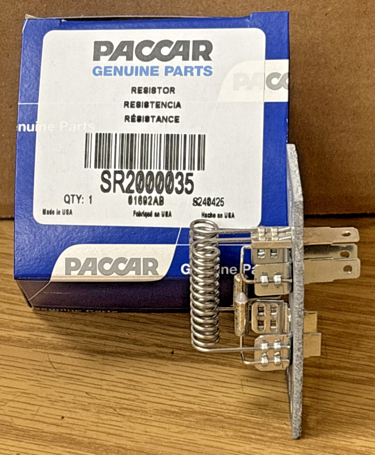 ~ NEW GENUINE PACCAR PART ~ OEM ~ HVAC FAN SPEED BLOWER RESISTOR  ~ SR2000035