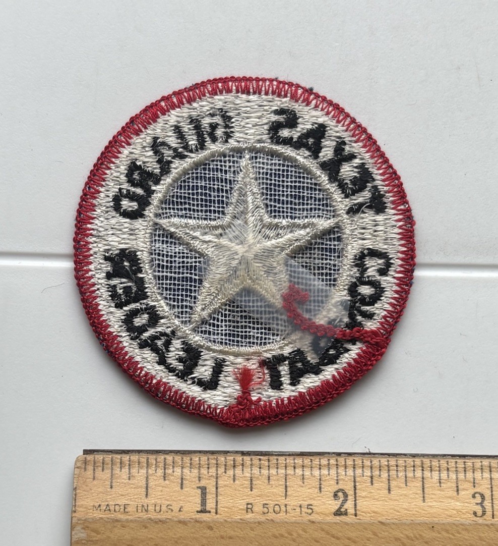Texas State Guard Combat Leader Round Embroidered Patch Badge