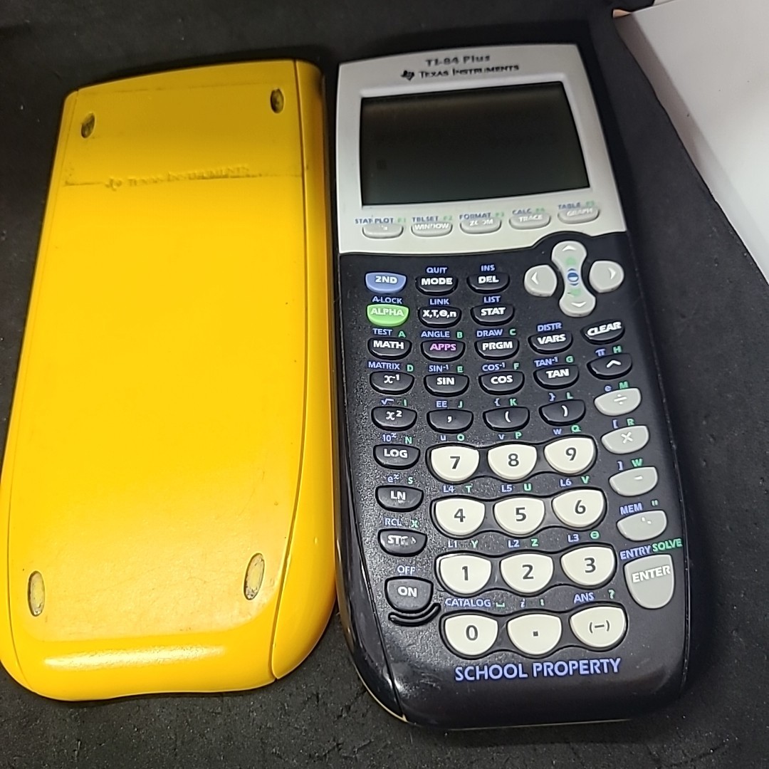 TI-84 Plus Graphing Calculator w/ Cover - Tested & Working #3