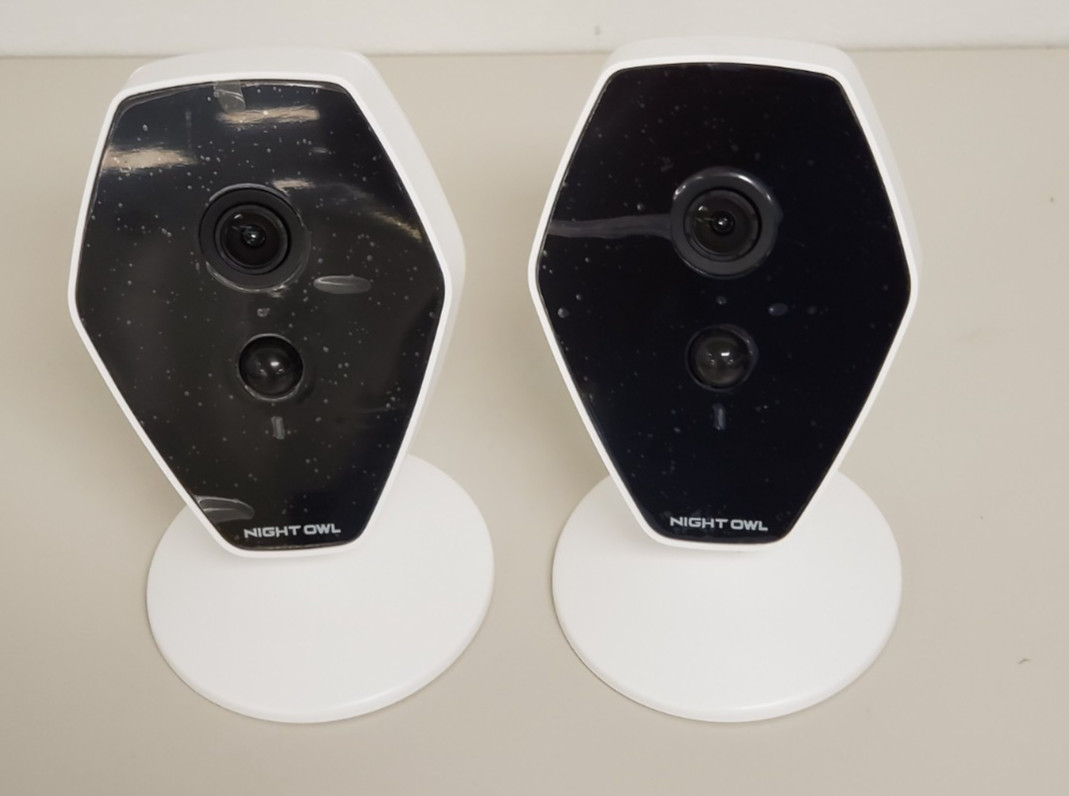 Lot of 2 Night Owl Wireless Indoor add-on  Security Camera WCM-HT20W-IN