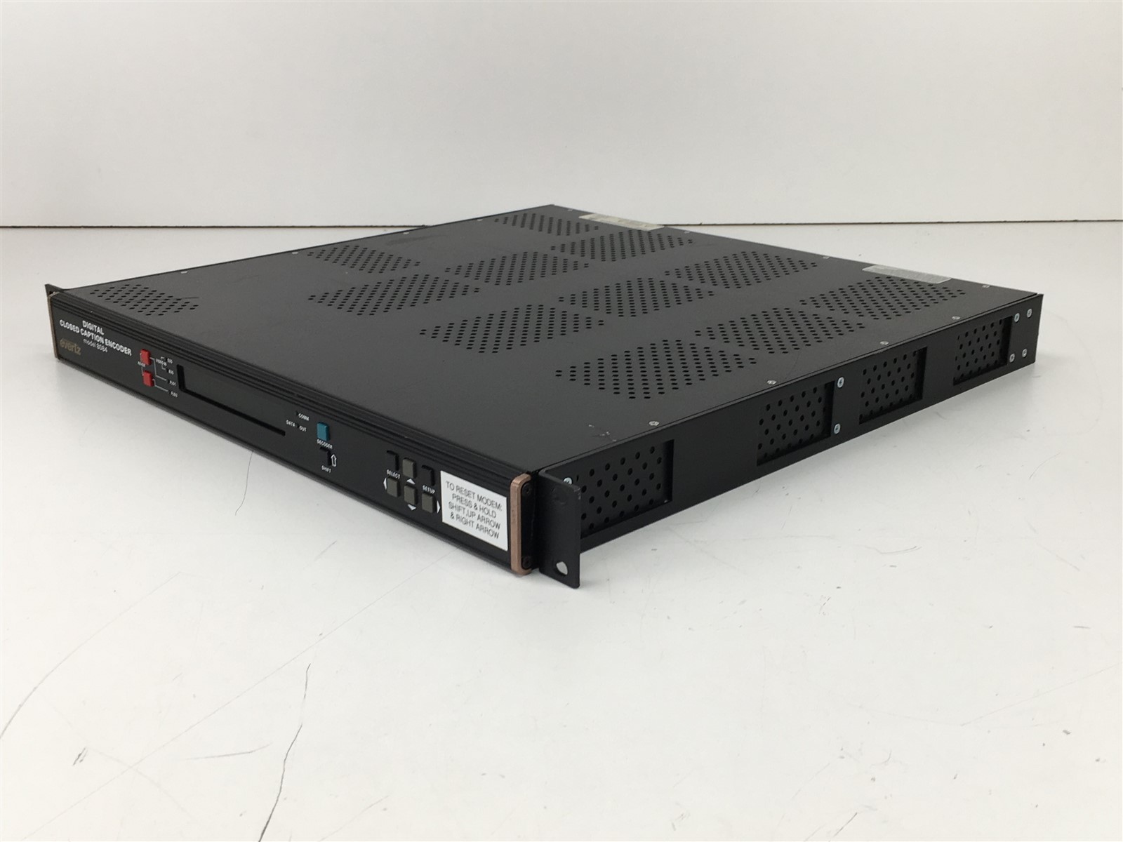 Evertz Digital Closed Caption Encoder 8084 Rack Mountable
