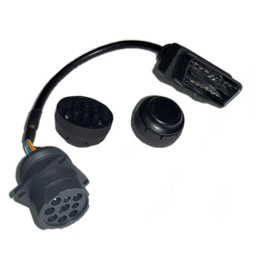IOSix HOS Logbook ELD Device (IOSIX+Light Duty OBDII Square Cable)