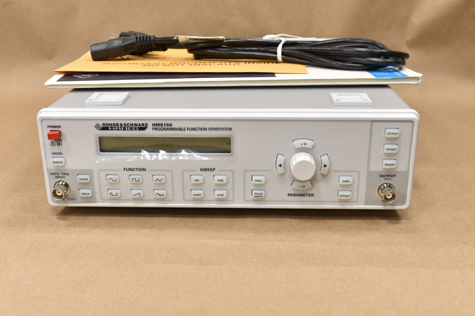 Rohde Schwarz R&S HAMEG HM8150 12.5Mhz Arbitrary Function Generator
