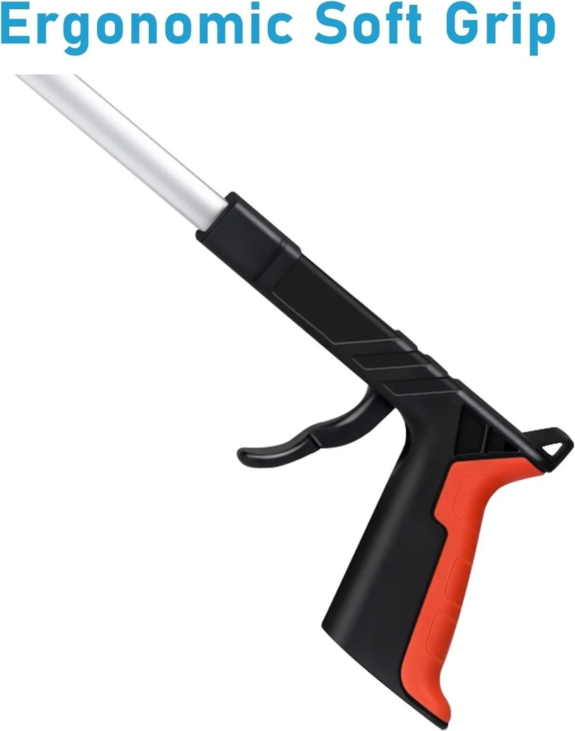 32" Foldable Grabber Reacher Tool 360° Rotating Head Trash Picker Orange