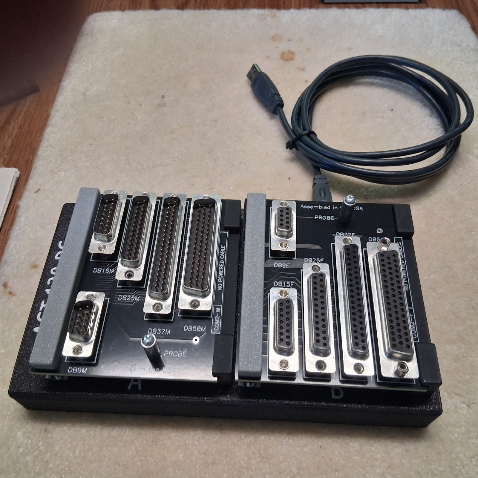 ADVICE Universal Cable Tester with USB Cable and two Adapter Boards.