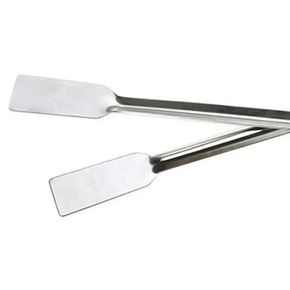 Stainless Steel Reagent Sampling Spoon 2Pcs 20cm Length Double End Lab Tool