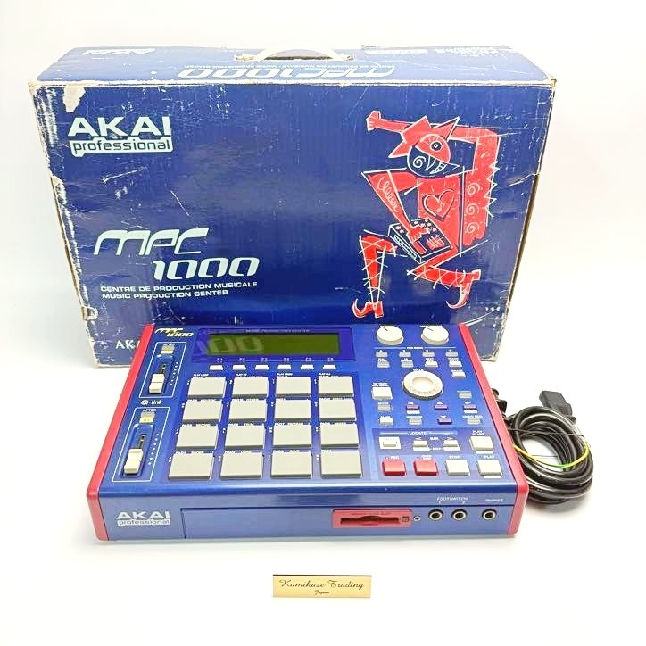 AKAI Professional MPC1000 Sampler Sequencer Effector Blue MPC 1000 Tested Japan