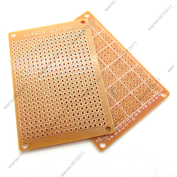 5×Prototype PCB Board Universal Bread Board 5*7cm 432 Point Sigle Side Copper