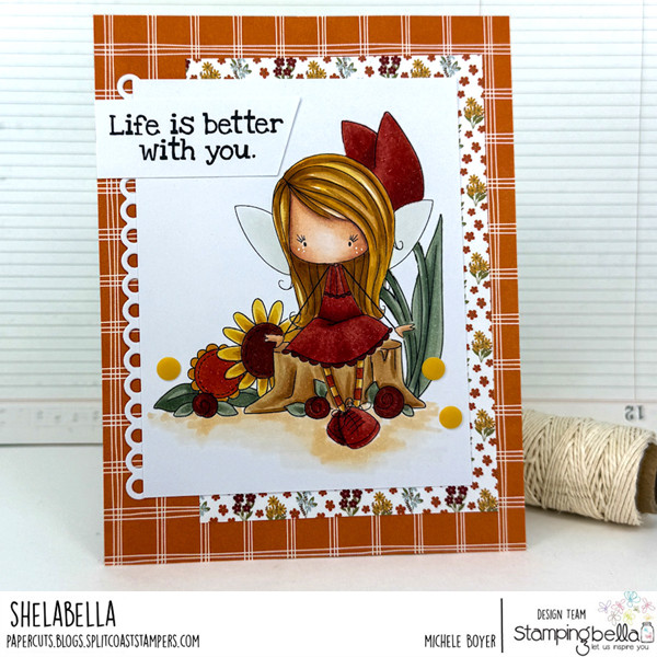 SPRING BACKDROP-Stamping Bella Cling Rubber Stamp-Craft-Whimsabella Background
