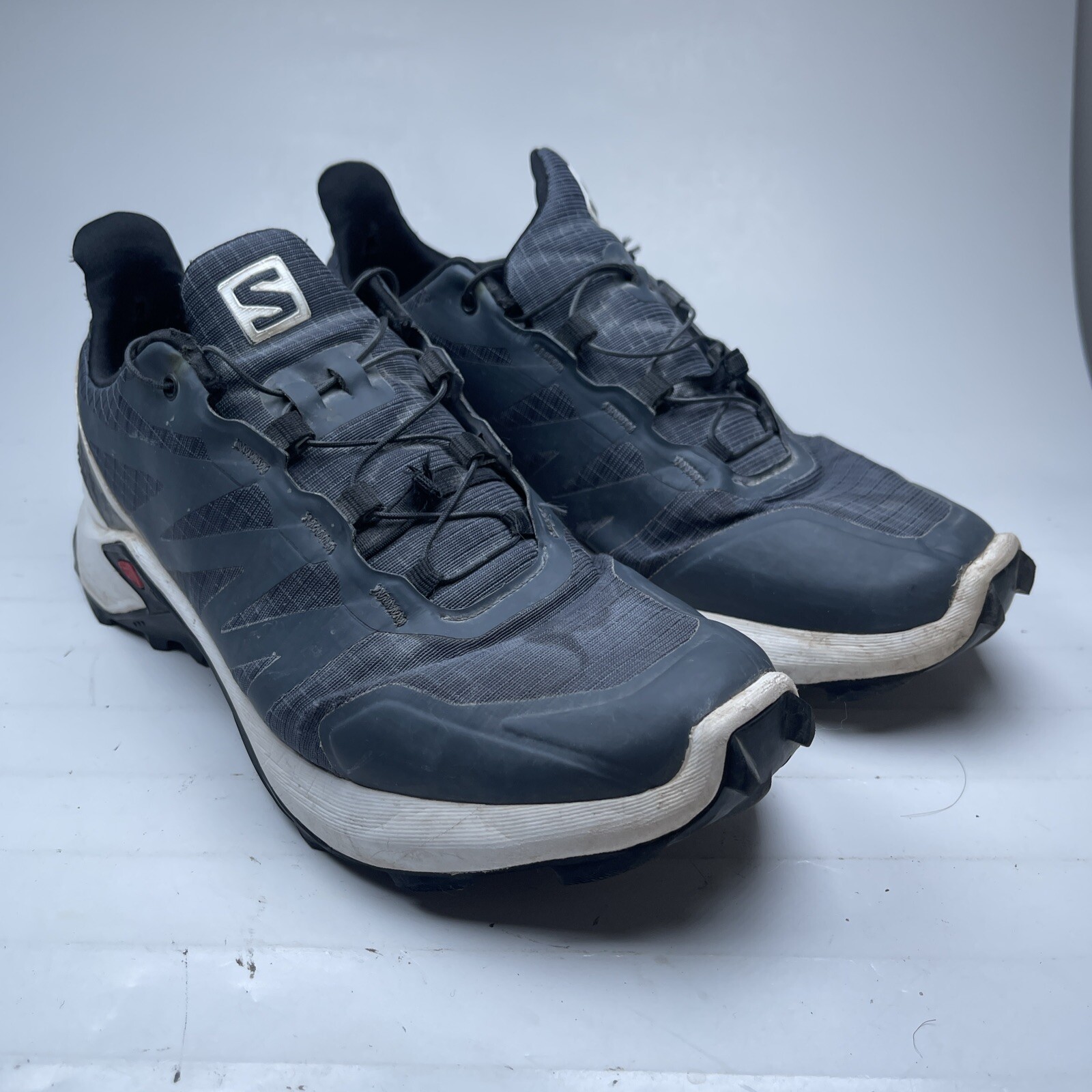 Salomon Supercross Trail Running Shoes Trainers Grey - Mens 8.5 US 409298