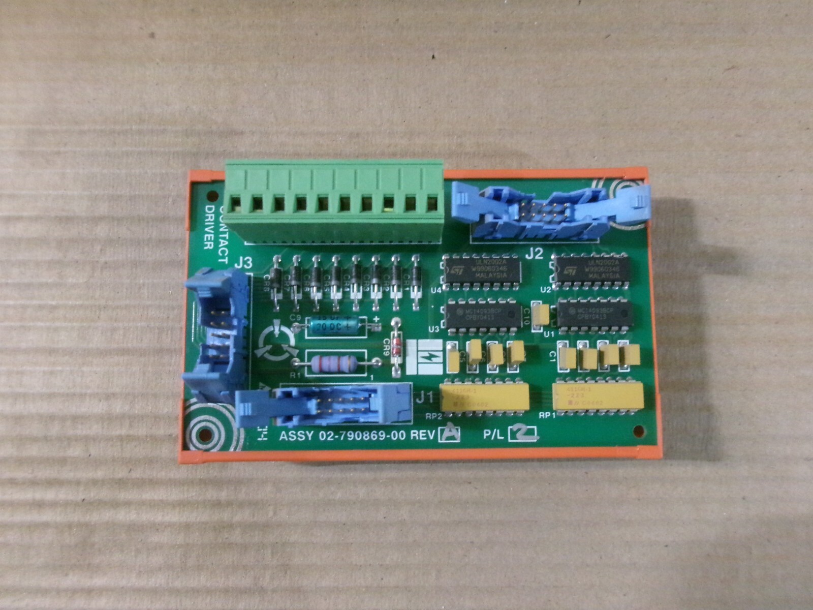 02-790869-00 Contact Driver Circuit Board Card Assembly Rev A P/L 2