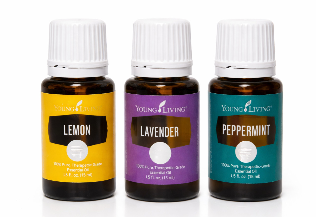 Young Living Essential Oils Lavender Lemon Peppermint 15ml | 3 Bottle Set NEW