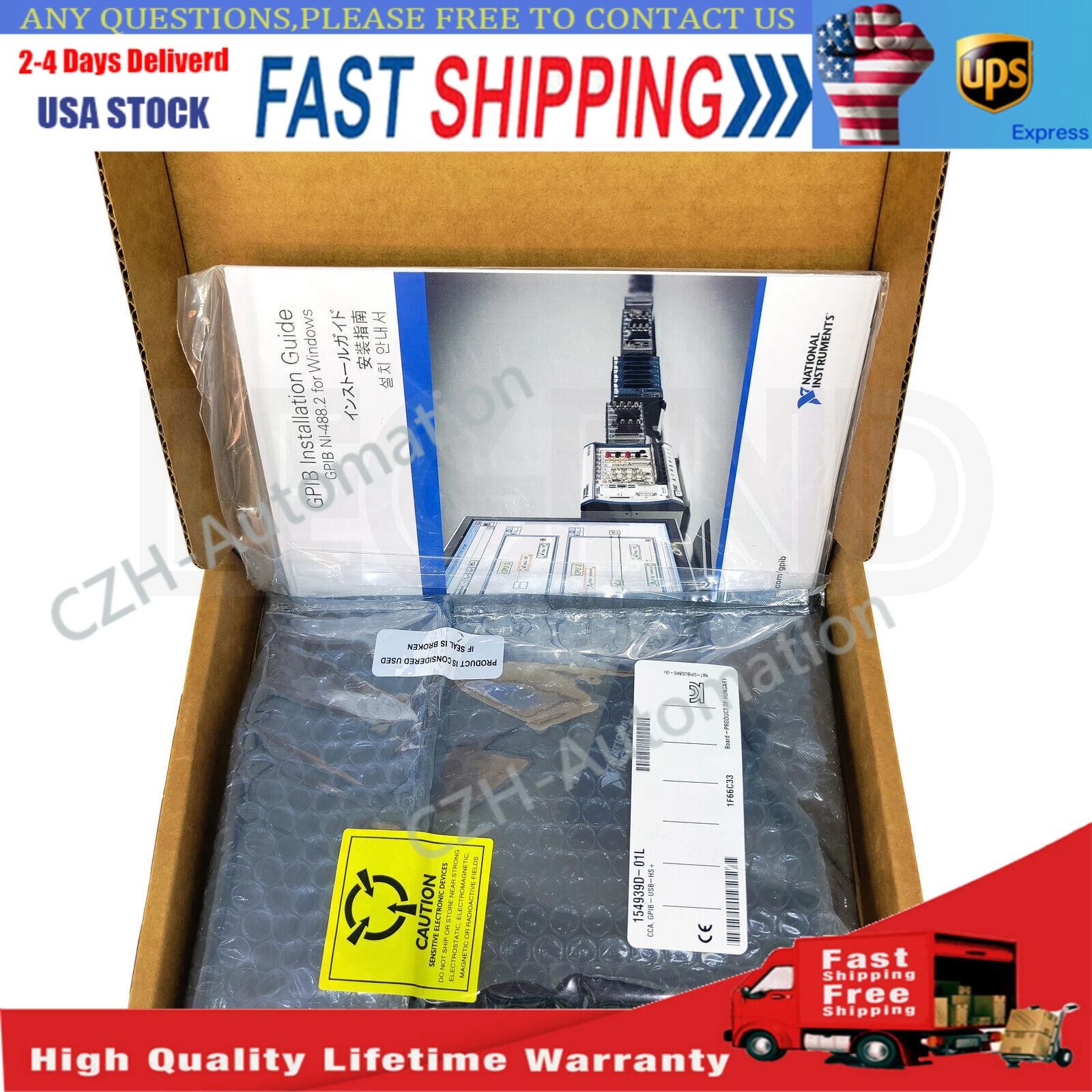 NEW National Instruments GPIBUSBHS+ GPIB-USB-HS+ Instrument Control Device