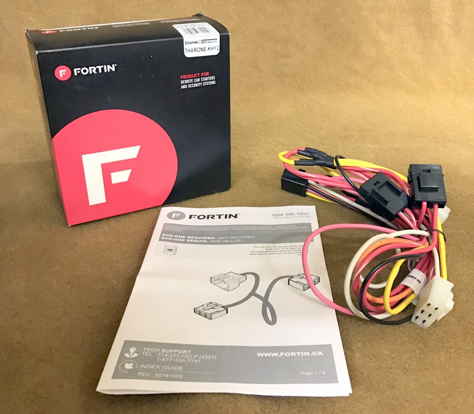 NEW Fortin THAR-ONE-KHY2 T-Harness for select 2010-up Hyundai and Kia Vehicles
