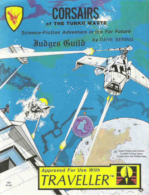 TRAVELLER  Corsairs of the Turku Waste Space Pirates & Corsairs Judges Guild FS