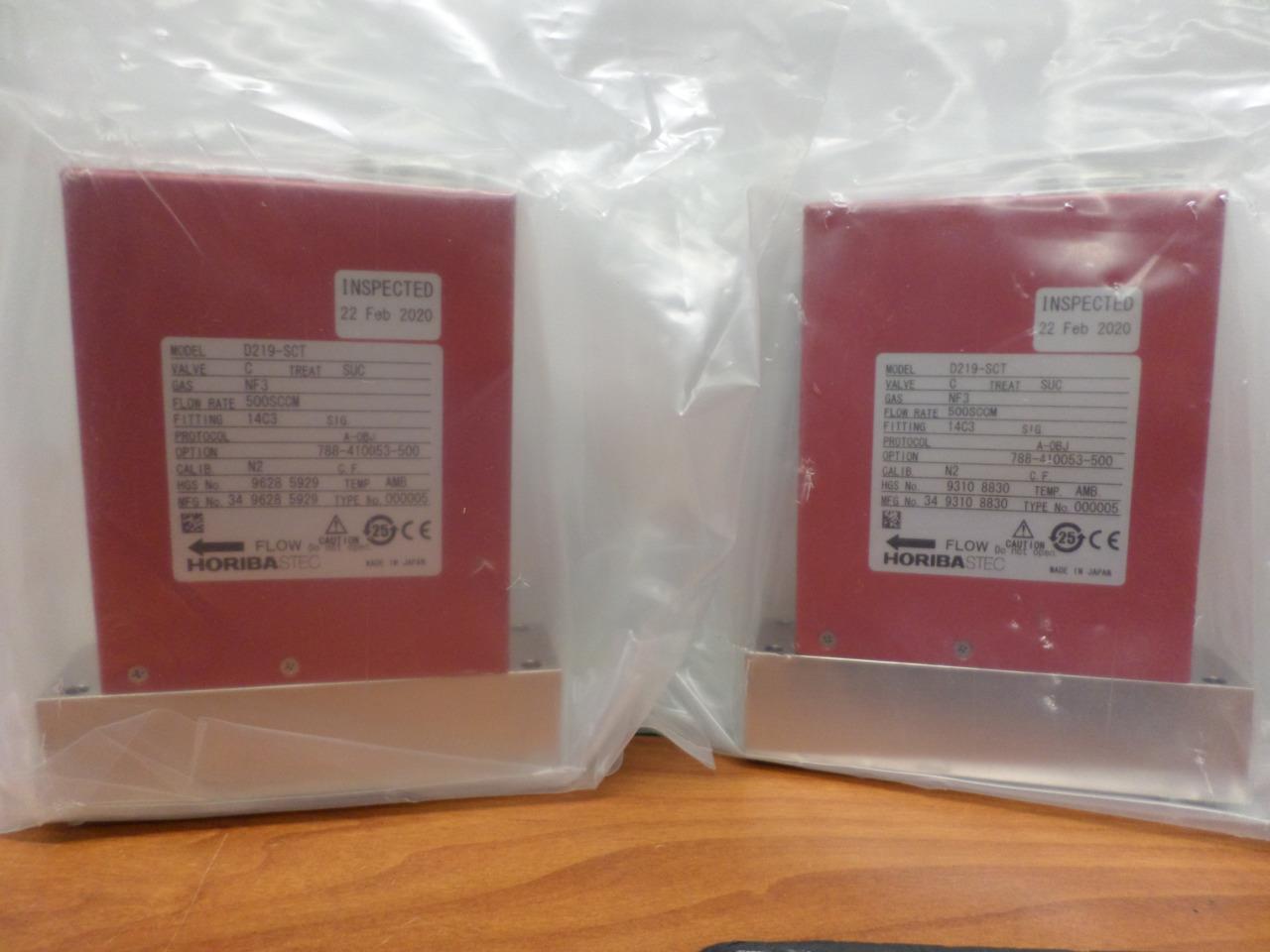 Horiba STEC D219-SCT Gas NF3 500 SCCM Mass Flow Controller (Lot of 16)