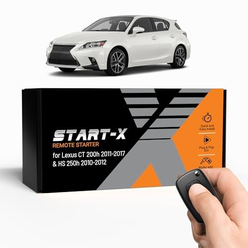 Remote Starter Kit for Lexus CT 200h (2011, 2012, 2013, 2014, 2015, 2016,