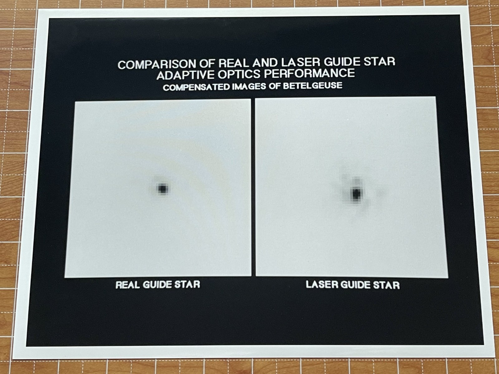 VINTAGE SPACE BETELGEUSE PHOTO NASA JPL