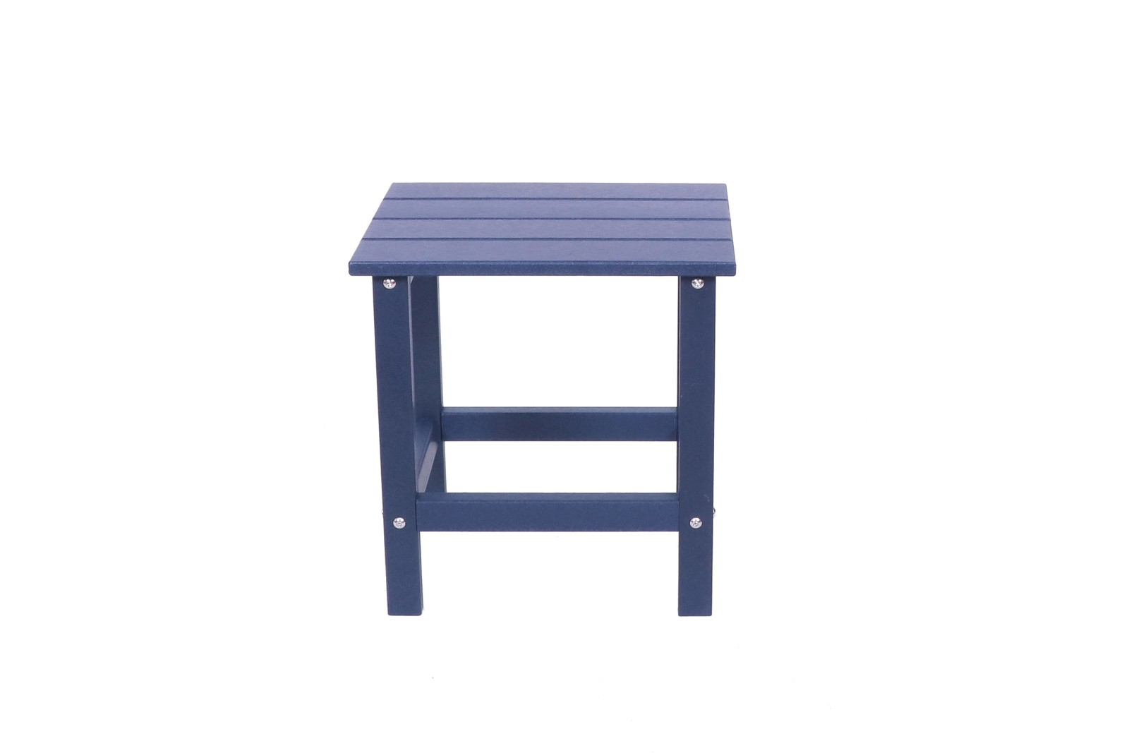 Adirondack Square Outdoor Side Table HDPE Navy Blue