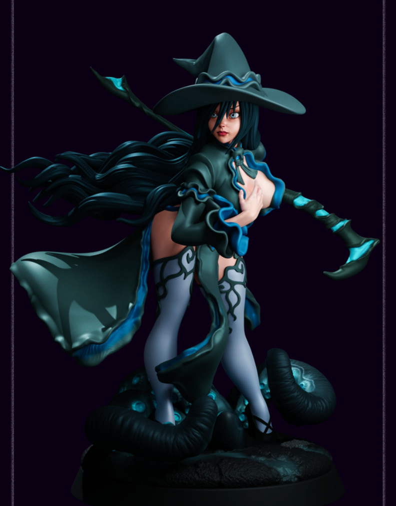 Dungeons & Dragons Playable Character - Female Human Azmira - Sorcerer, Wizard