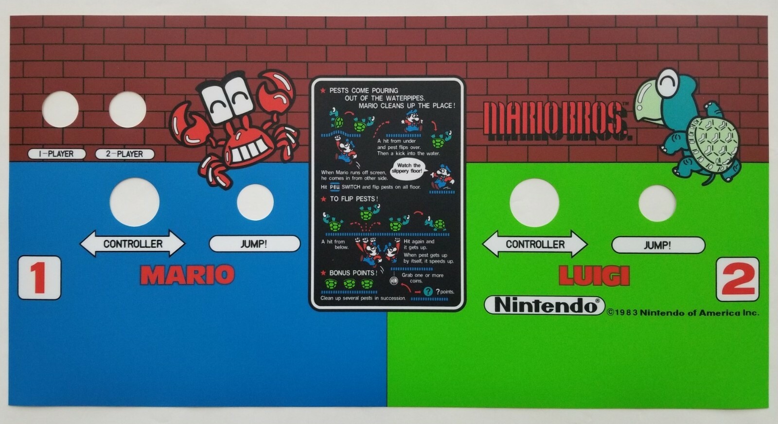 MARIO BROTHERS NARROW BODY CPO SCREEN PRINTED!