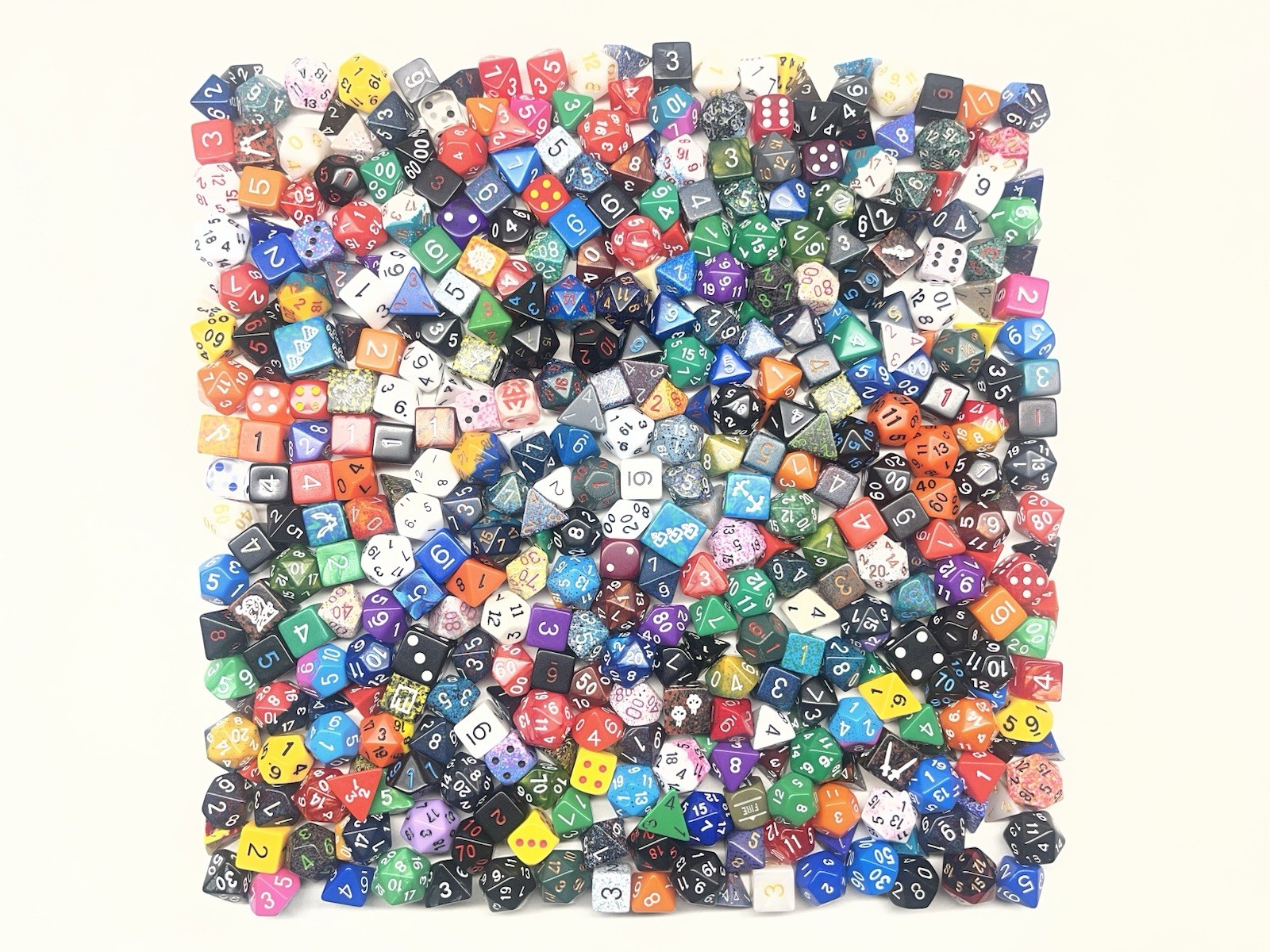 DnD Dice Lot - 3 lbs 9 oz Of Dice