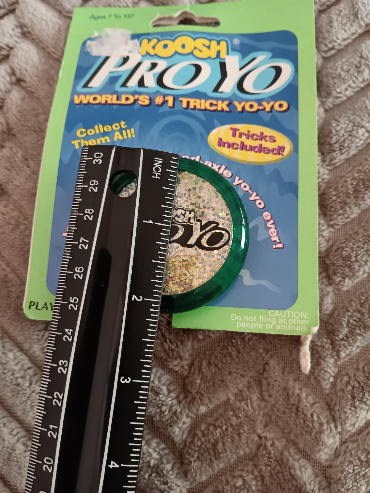 Koosh Vintage 1998 Pro Green Red Silver Yoyo Playmaxx Unopened