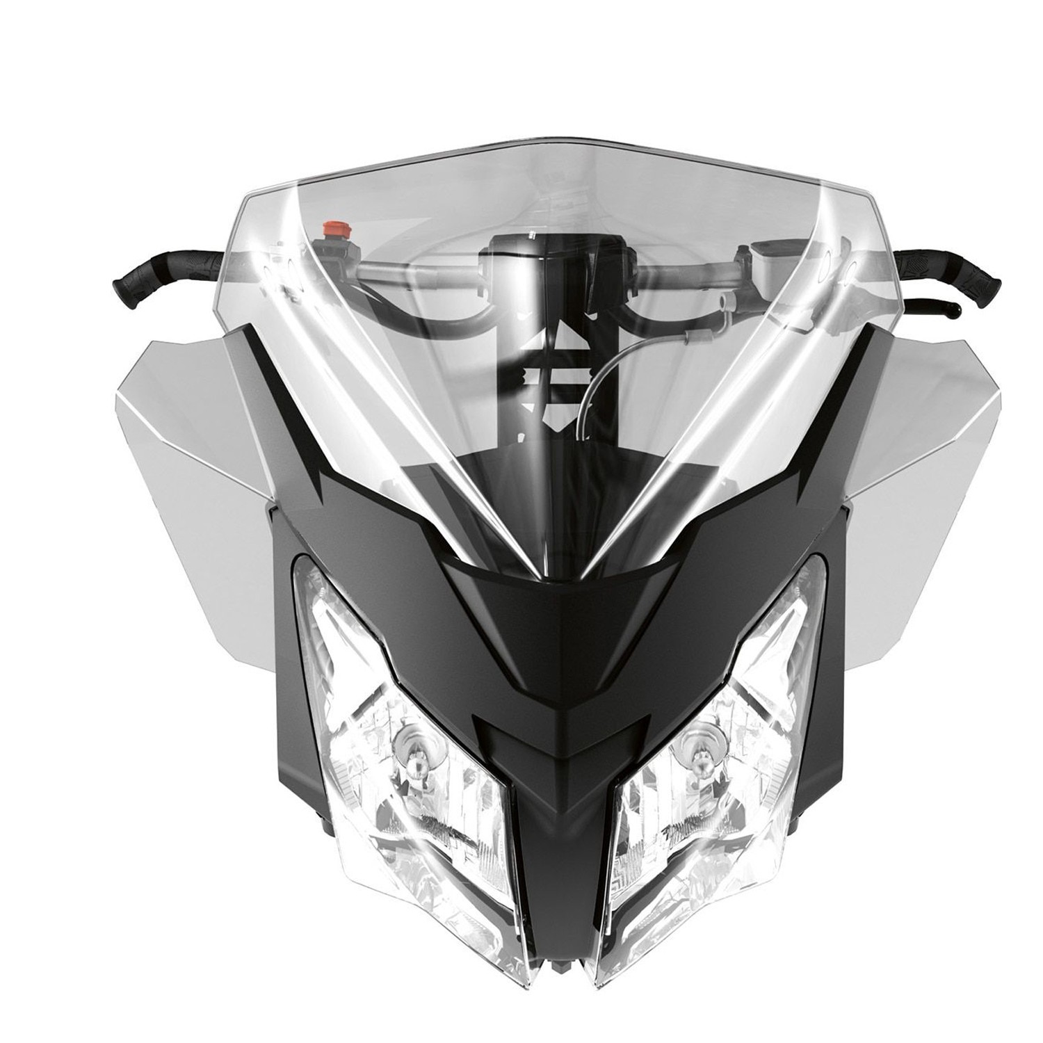 Ski-Doo New OEM, Medium Injected Windshield And Side Deflector Kit, 860200759