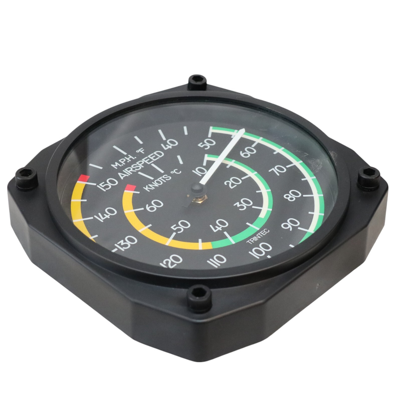 Trintec Aviation Airspeed Instrument Thermometer Fahrenheit/Celsius Wall 6.5"