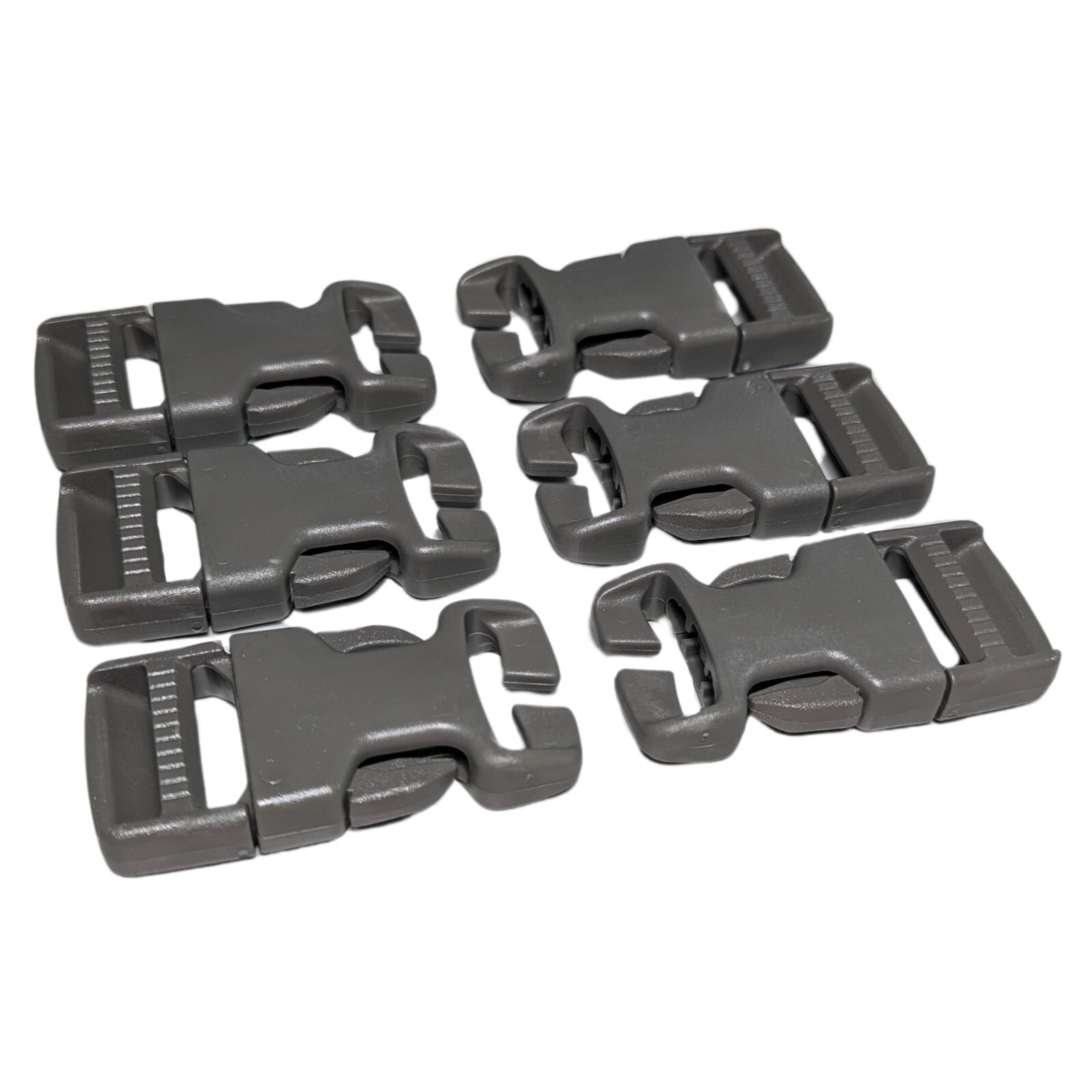 6 ITW 1" Military MOLLE Backpack Quick Connect Repair Snap Buckle Clips Foliage