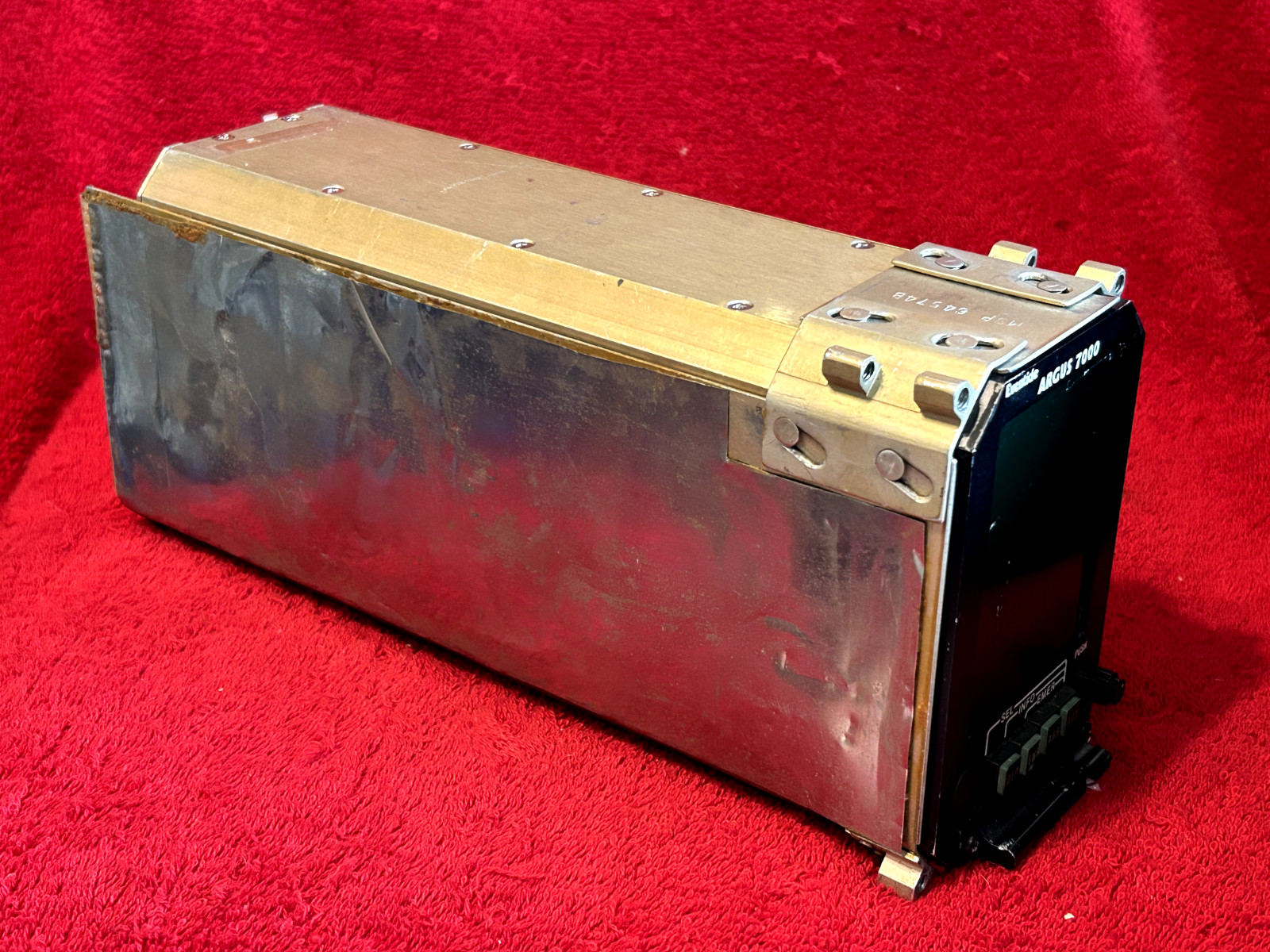 EVENTIDE ARGUS 7000 MOVING MAP DISPLAY WITH TRAY AND CONNECTOR