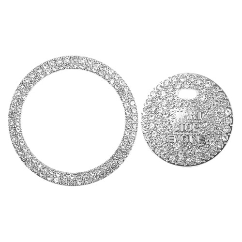 Universal Car Engine Start Stop Button Cover, Bling One Click Push Start