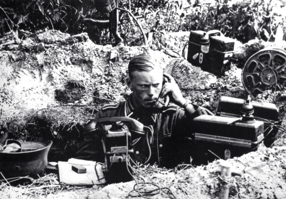 WWII Photo German Command Post 1940 France WW2 Germany  World War Two Wehrmacht